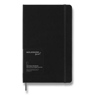 Zápisník Moleskine Smart Writing - tvrdé desky L, čistý, černý