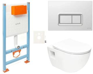 Závěsný wc set do lehkých stěn / předstěnová SAT Project SIKOVSSATPRO51680