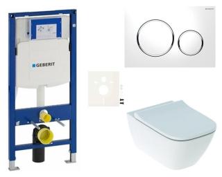 Závěsný wc set do lehkých stěn / předstěnový Geberit Smyle SIKOGESSMSS20