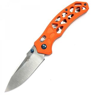 Zavírací nůž Firebird F7631 Ganzo® – Stříbrná čepel – Satin, Oranžová
