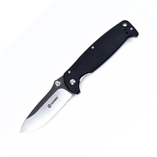 Zavírací nůž G742-1 Ganzo® – Stříbrná čepel – Satin, Černá