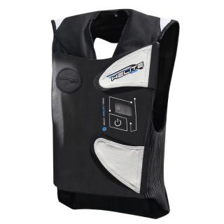Závodní airbagová vesta Helite e-GP Air  černo-bílá  S