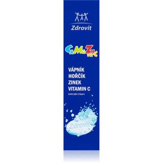 Zdrovit CaMgZn+Vitamin C šumivé tablety s minerály s vitamínem C 20 tbl