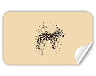 Zebra Samolepky obdelník