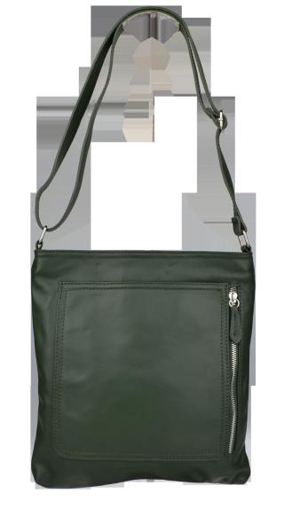 Zelená kabelka crossbody Flora Verde