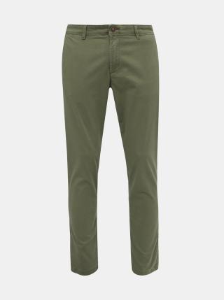 Zelené chino kalhoty Jack & Jones Marco