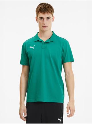 Zelené pánské sportovní polo tričko Puma Team Goal 23