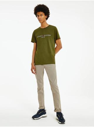 Zelené pánské tričko Tommy Hilfiger Logo Tee