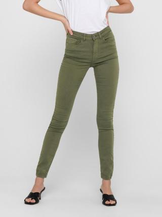 Zelené skinny fit kalhoty JDY Lara