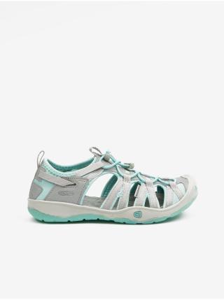 Zeleno-stříbrné dámské outdoorové sandály Keen Moxie