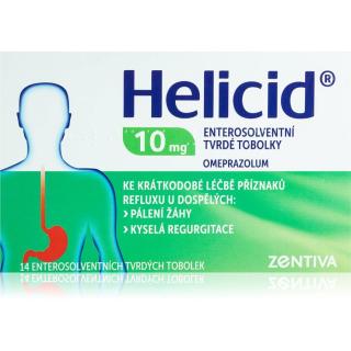 Zentiva Helicid 10mg tablety k léčbě příznaků refluxu u dospělých 14 ks