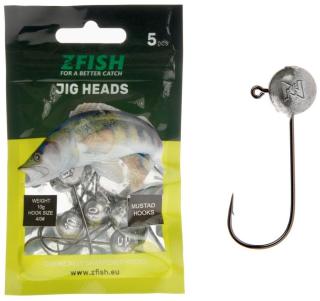 Zfish jigová hlava jig head simply 5 ks - 1,5 g háček 1