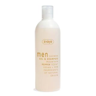 Ziaja Sprchový gel a šampon Mountain Pepper Men  400 ml