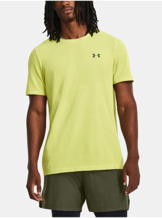 Žluté sportovní tričko Under Armour UA Rush Seamless Legacy SS