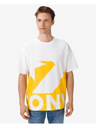 Žluto-bílé pánské tričko Converse