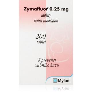 Zymafluor Zymafluor 0,25 mg tablety proti zubnímu kazu 200 tbl